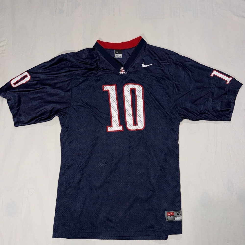 Vintage Arizona Wildcats Jersey Mens X-Large Blue NCAA Football Nike #10